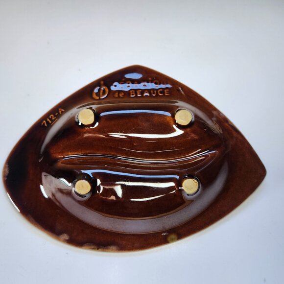 Beauce Pottery Ashtray Quebec Pottery Vintage 1970s 712-A Mid Century Modern - Picture 8 of 10